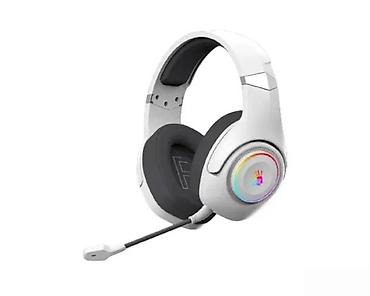 Zvučnici, slušalice i mikrofoni: Gaming slušalice sa mikrofonom – bele, over‑ear dizajn, RGB — 3