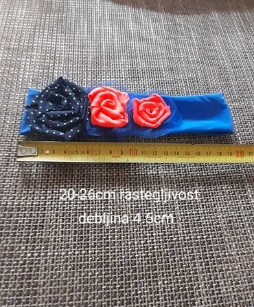 Aksesoari za kosu: Gumica za kosu, Handmade, bоја - Šareno — 3