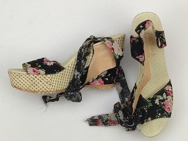 bluzki damskie kwadratowy dekolt: Sandals for women, 39, condition - Very good