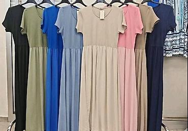 comma sakoi: Ženska maxi haljina sa kratkim rukavima - Kroj: gornji deo pripijen — 3