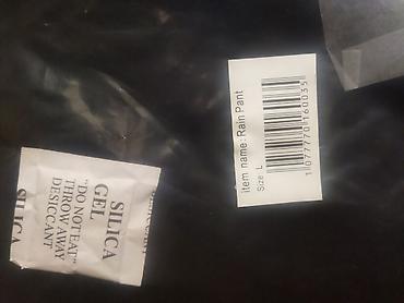Cinslər və şalvarlar: Məhsul: Rain Pant – L ölçü Təsvir: - Yağışdan qoruyan şalvar (Rain — 1