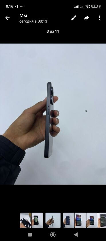 Redmi: Redmi, Redmi Note 13, Б/у, 256 ГБ, цвет - Черный, 2 SIM — 3