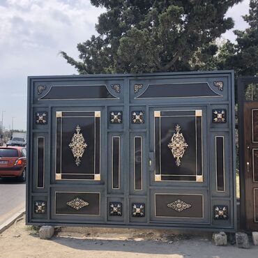 Həyət darvazaları: Salam qiymetler 650manatdan başlayır.Darvazalar rusiya i̇stehsalı olan — 52