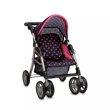 cipela auto: Kolica za lutke Pinky Dots – MONI (šifra: CAN6449-70) Opis: - Igračka — 5