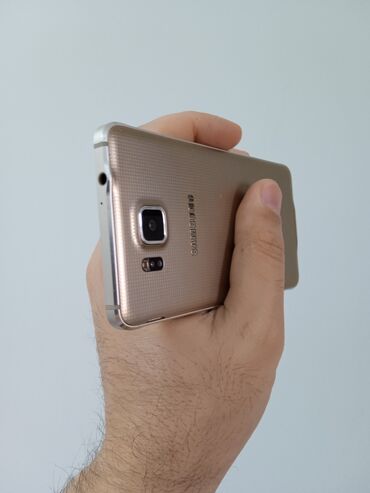 Samsung: Samsung Galaxy Alpha, 32 GB, rəng - Qızılı, Sensor — 5