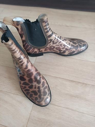 Ботинки и ботильоны: Женская обувь — два варианта. 1) Черные демисезонные полусапоги на — 6