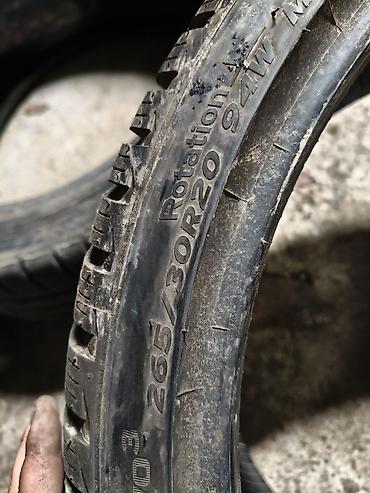 audu a4: Шины 265 / 30 / R 20, Зима, Б/у, 1 шт, Легковые, Корея, Hankook — 4
