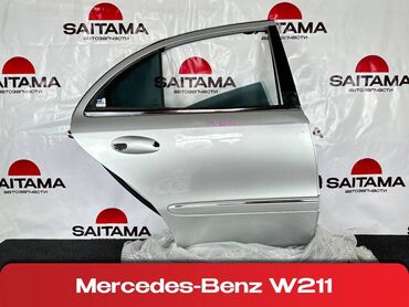 капот мерс 211: Задняя правая дверь Mercedes-Benz 2007 г., Б/у, цвет - Серебристый,Оригинал