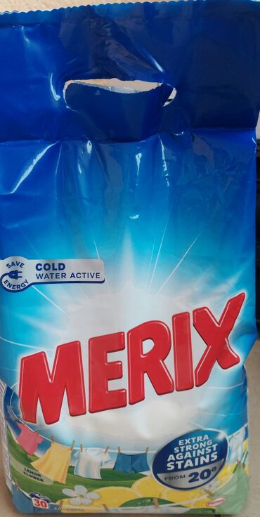 sporet na cvrsto gorivo: Merix - prašak za pranje