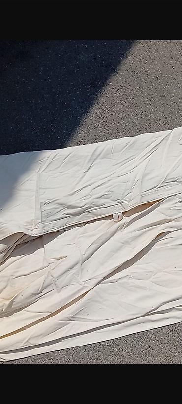 tekstil stul uzlukleri: Palatka Tenti Ağ qalın rəngdir Uzunluğu 20 metr eni 7 metr İlgeylerin — 1