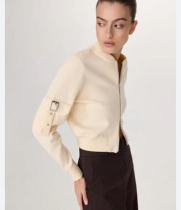 crop top c: Reserved, M (EU 38), Plaid, color - Orange