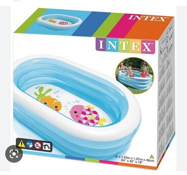 hovuz: İntexs Hovuz kod 57482. ölçü 163×107×46. Hovuz 238 litr su