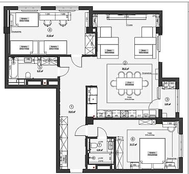 памир строй квартиры: Продаётся 3-комнатная премиальная квартира 118 м² в клубном ЖК «Pamir — 5