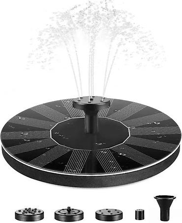 igracke za bazen: Solarna fontana/pumpa za vodu za bašte, ribnjake i pojilice za ptice — 2