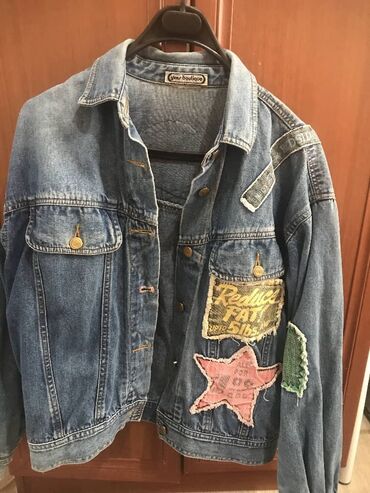 Джинсовые куртки: Джинсовая куртка, Осень-весна, 2XL — 7