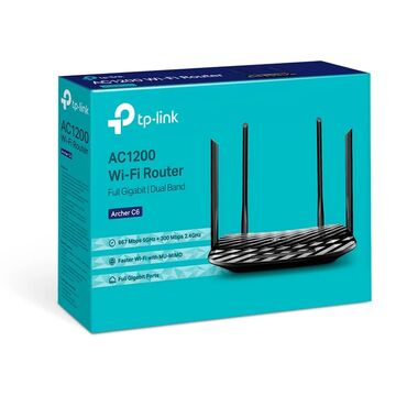 Səsgücləndiricilər, qulaqlıqlar və mikrofonlar: TP-Link Archer C6 - MU-MIMO Wi-Fi Gigabit Router AC1200