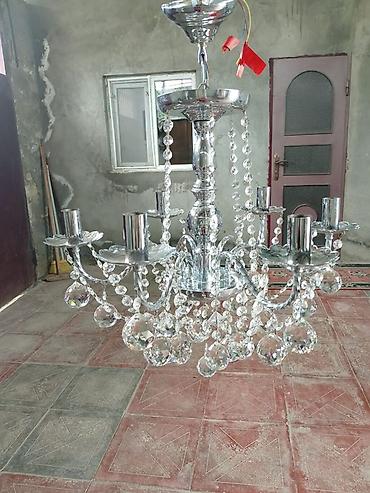 elektrik naqilleri: Çılçıraq, 8 lampa, Xrustal — 2