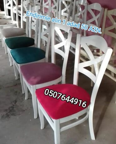 Masa və oturacaq dəstləri: Mətbəx üçün, Yeni, Açılan, Dördbucaq masa, 4 stul — 8