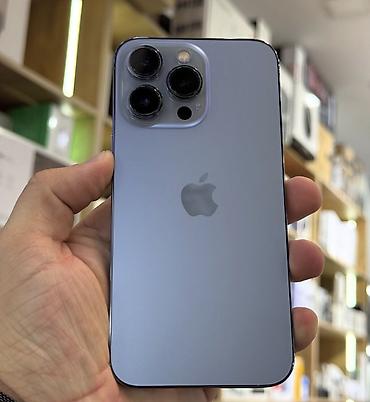 ikinci el macbook: IPhone 13 Pro, 128 GB, Sierra Blue, Zəmanət, Simsiz şarj, Face ID — 2