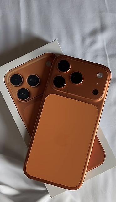 iphon 14 pro max: IPhone 17 Pro, 256 GB, Narıncı, Barmaq izi, Face ID — 1