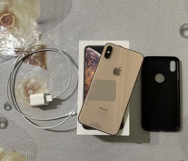 Apple iPhone: IPhone Xs Max, 256 GB, Qızılı, Face ID