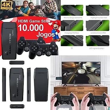 deciji tableti: Konzola sa dva kontrolera 4K HD 2.4G Wireless gamepad NOVO. OPIS — 3