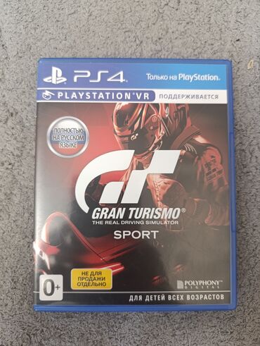 PS5 (Sony PlayStation 5): Ps4 gran tusismo sport rus versiyası. -işlənmiş təp-təzə ideal