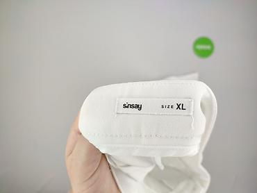 białe t shirty basic: Spodnie materiałowe damskie, rozmiar XL — 4