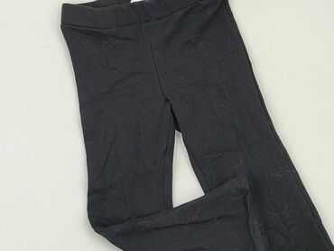 spodnie m sara boyfriend: Material trousers, H&M, 3-4 years, 98/104, condition - Very good