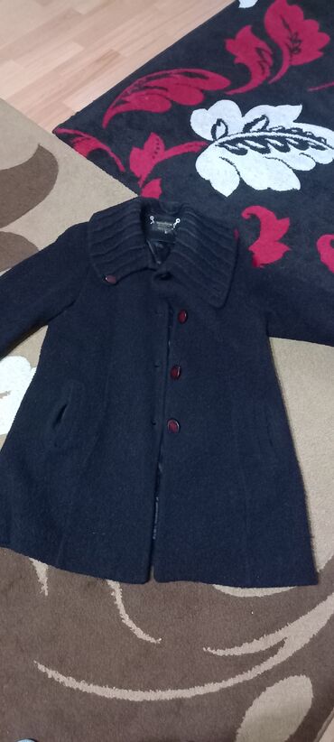 пальто женское: Пальто 3XL (EU 46), цвет - Черный