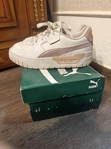 puma az: Puma, Ölçü: 39, rəng - Ağ, İşlənmiş — 2