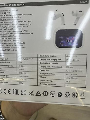 apple studio: Беспроводные гарнитуры, Hoco, Новый, цвет - Белый — 3