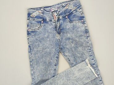 biala koszula do dzinsow: Jeans, 10 years, 140, condition - Good