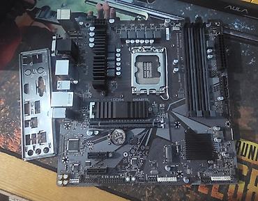 12400f: Материнская плата для ПК, Б/у, Gigabyte, LGA1700, Micro-ATX — 1