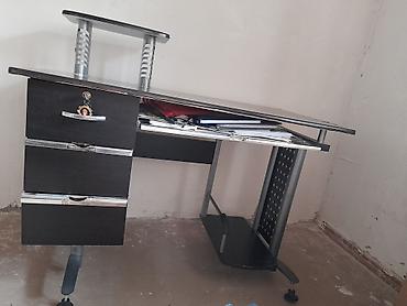 Sifarişlə mebel: Düz masa, Polkalı, Siyirməli, Metal — 2