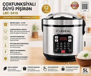 Multibişirici Lexical İnformasiya Lexical LR-C3410 çoxfunksiyalı düyü lalafo.az -da Multibişirici Lexical İnformasiya Lexical LR-C3410 çoxfunksiyalı düyü