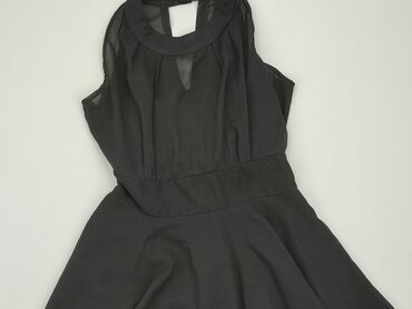 sukienki czarna midi: Dress, S (EU 36), condition - Good
