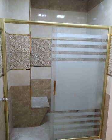 Duş kabinaları, arakəsmələr: Yeni Üstü açıq kabina, Künc üçün, Pulsuz çatdırılma — 10