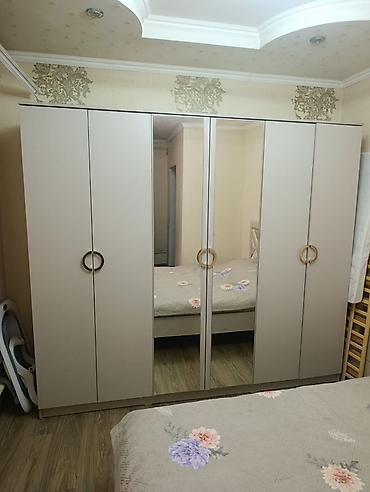 Мебель: Шкаф-купе распашной 6-дверный с зеркалами Кровать двухспальный Две — 7