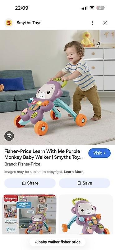 uşaq gəzdirən: Fisher-Price “Learn With Puppy” uşaq gəzdirəni və interaktiv oyuncaq — 4