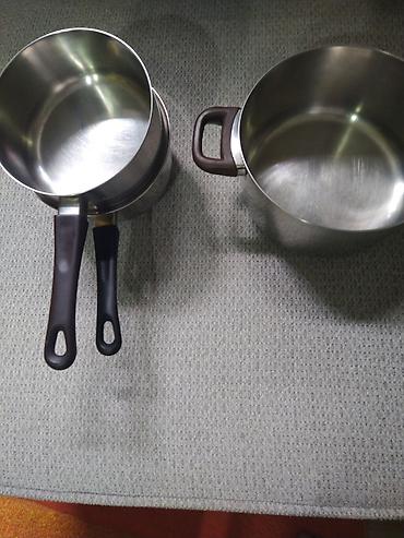 Kompleti posuđa: Set inox posuđa 18/10 – lonci i šerpe sa poklopcem korisceni par puta — 12