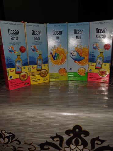 Манежи: Ojinal ocean Ozrak fitmasinin balik yagi ve multivitamin Turkiyeden