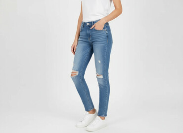 Jeansy: Topshop, Jeansy damskie, rozmiar S