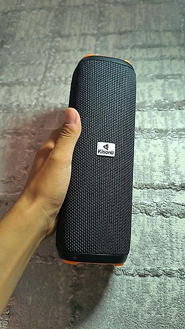 Динамиктер жана музыкалык борборлор: Портативная Bluetooth-колонка Kisonli - Форм-фактор: цилиндрическая — 2