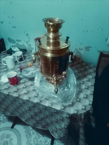 samovar od: Qədim samovar, 1896 il, Mis, Vəziyyəti: Yaxşı — 3