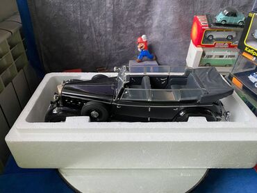 Avtomobil modelləri: Коллекционная модель Mercedes-Benz 770K Pullman W150 Black 1938 Road — 23