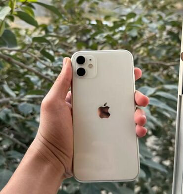 iphone adaptir: IPhone 11, 128 GB, Ağ, Barmaq izi