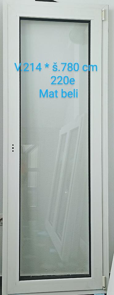 ruže od satena cena: Aluminijum termo prozor – mat beli - Dimenzije: visina 214 cm × — 1