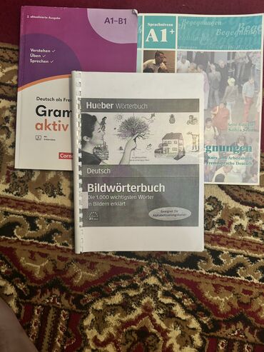 kitab rəfləri işlənmiş: Alman dili A1 kitabları