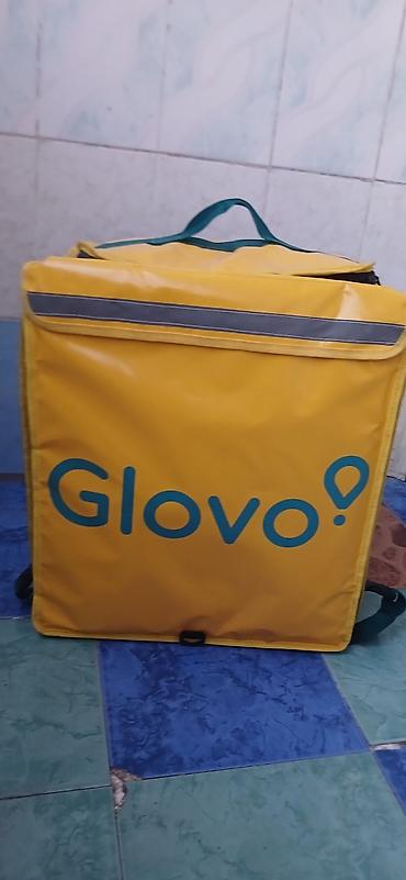 самурайский зонт: Терморюкзак курьерский Glovo - Объёмный изотермический рюкзак для — 1
